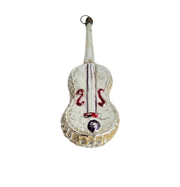 Glasornament Violine um 1920