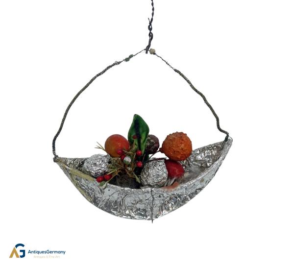 Sebnitz Ornament Fruit Basket, ca. 1900