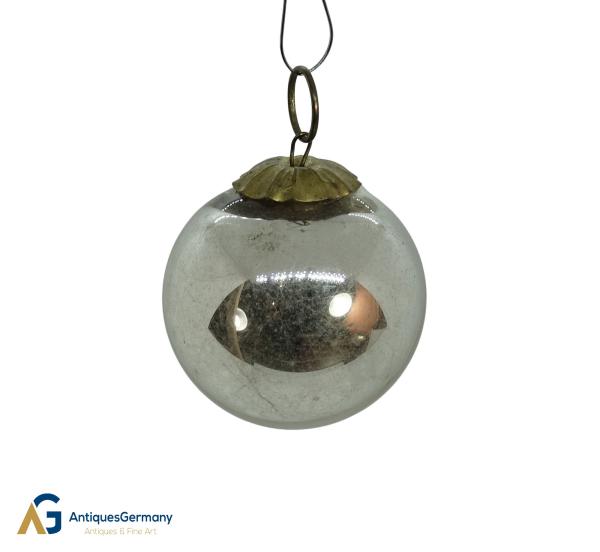 Silver Biedermeier Kugel (4 cm)