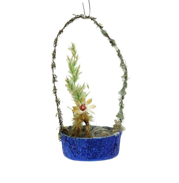 Sebnitz Ornament Flower Basket, ca. 1900