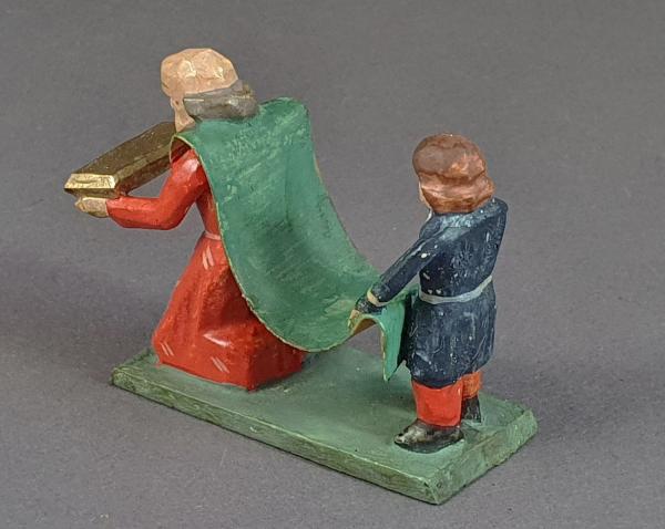 Grulicher Krippenfigur "Hl. König Melchior" (5 cm)