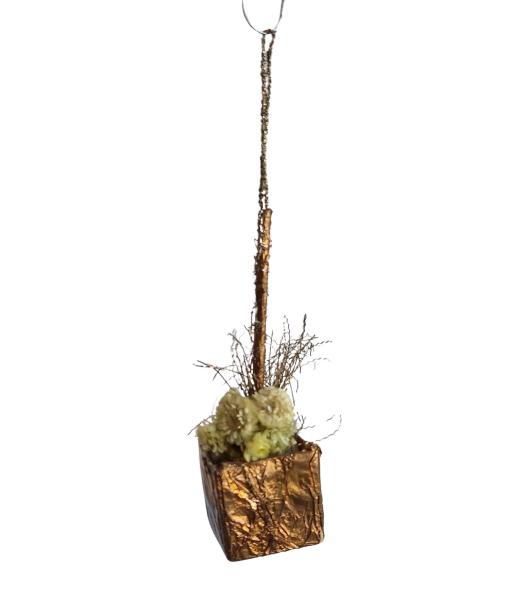 Sebnitz Ornament Flower Basket, ca. 1900