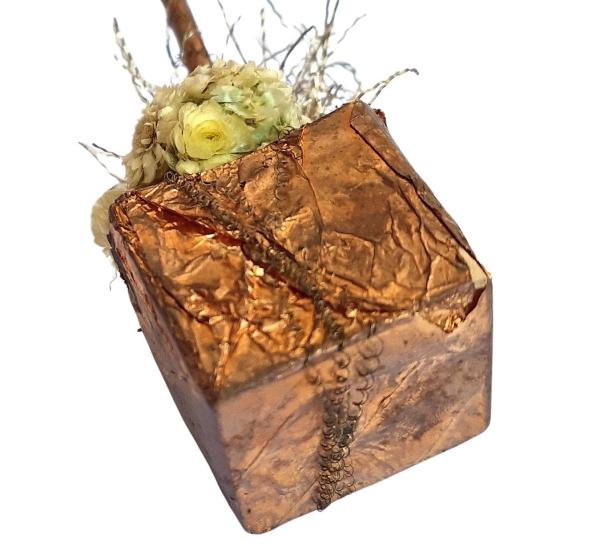 Sebnitz Ornament Flower Basket, ca. 1900
