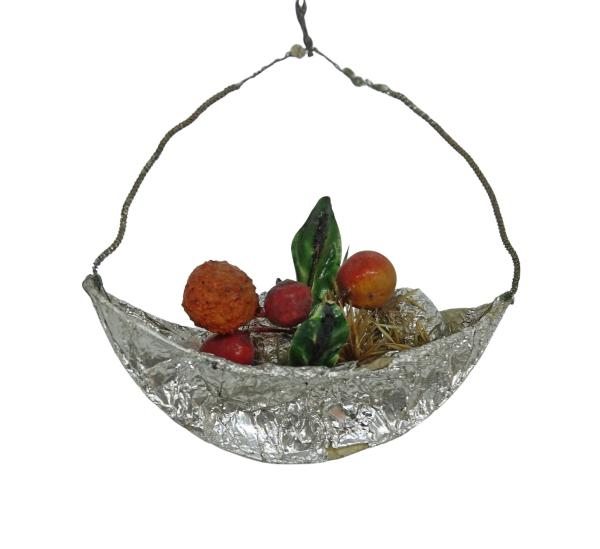 Sebnitz Ornament Fruit Basket, ca. 1900