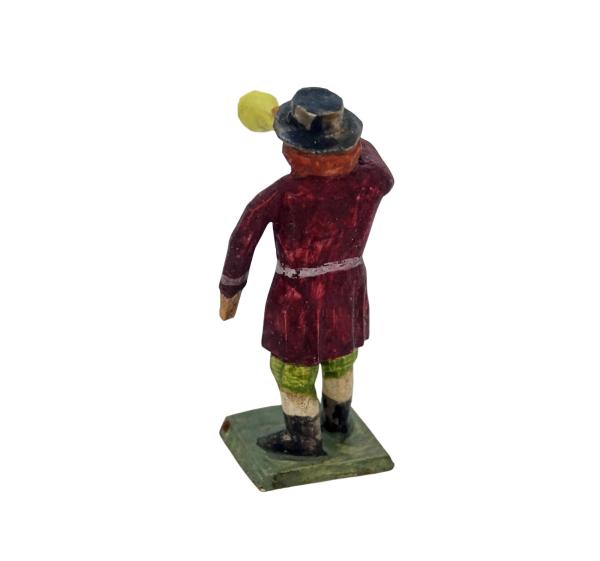 Grulich nativity figure " Shepherd with flute " (5 cm)