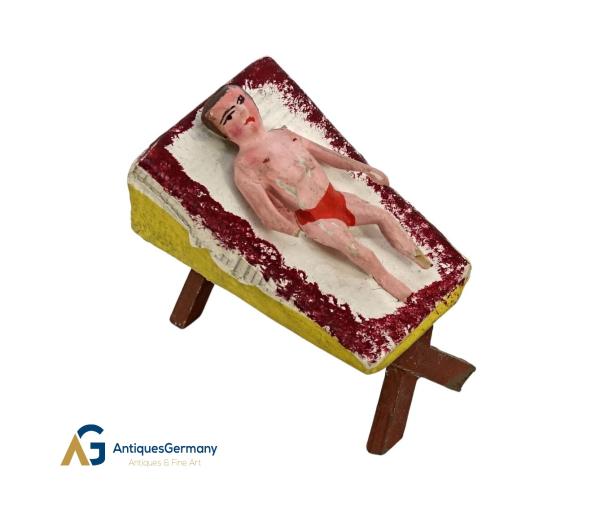 Krippenfigur " Baby Jesus ", ~ 1900  (10 cm)