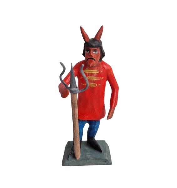 Devil / Krampus with Fork  (7 cm)