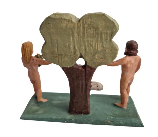 Grulich nativity figure " Adam and Eve " (7 cm)