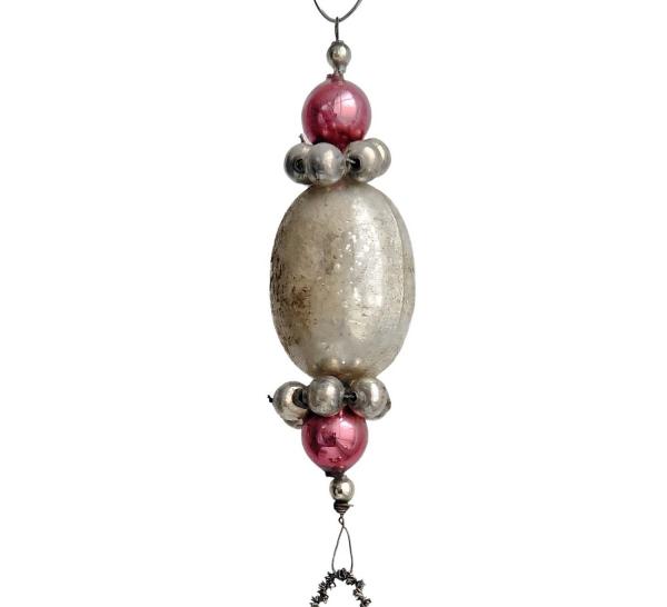 Glass Ornament, Gablonz ca. 1920