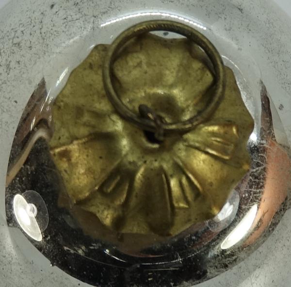 Silver Biedermeier Kugel (4 cm)
