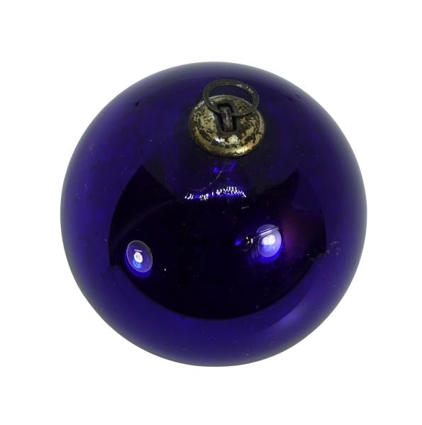 Cobalt blue Biedermeier Kugel (6 cm)