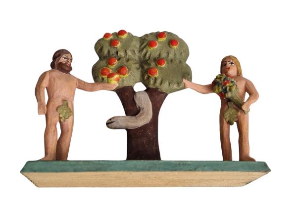 Grulich nativity figure " Adam and Eve " (7 cm)
