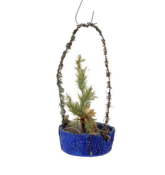 Sebnitz Ornament Flower Basket, ca. 1900