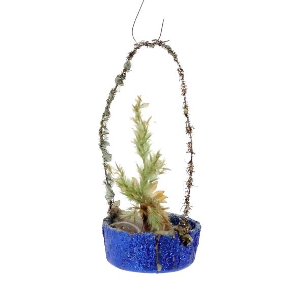 Sebnitz Ornament Flower Basket, ca. 1900