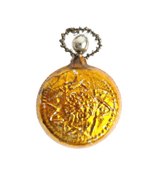 Antiker Christbaumschmuck, Taschenuhr um 1920