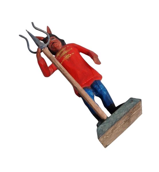 Devil / Krampus with Fork  (7 cm)