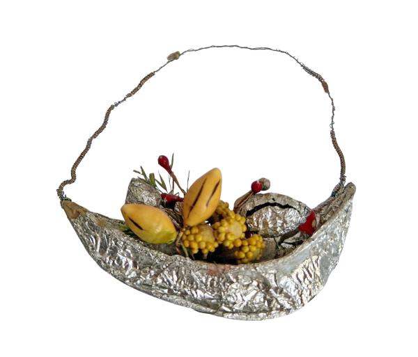 Sebnitzer Früchtekörbchen um 1900