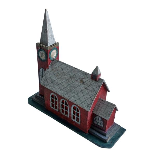 Gebäude Kirche für eine Krippe,  19. Jh.