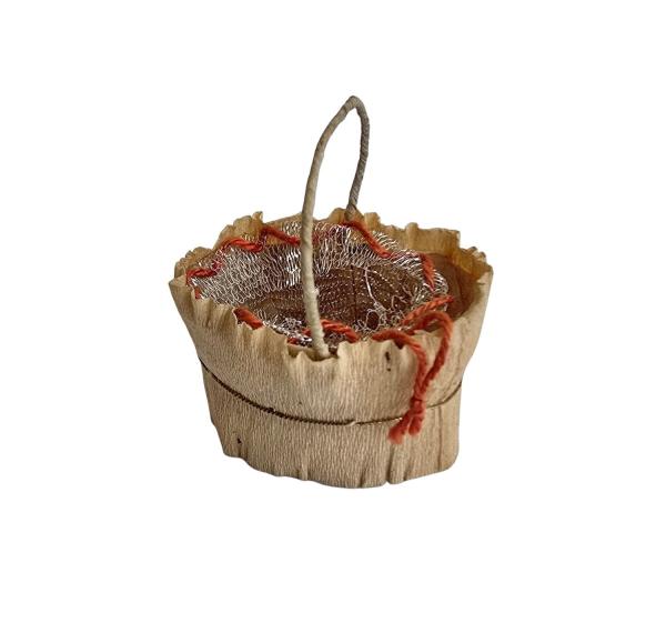 Körbchen aus Karton - Candy Container um 1920