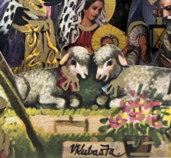 Weihnachtskrippe POP UP - Vojtech Kubasta 1972