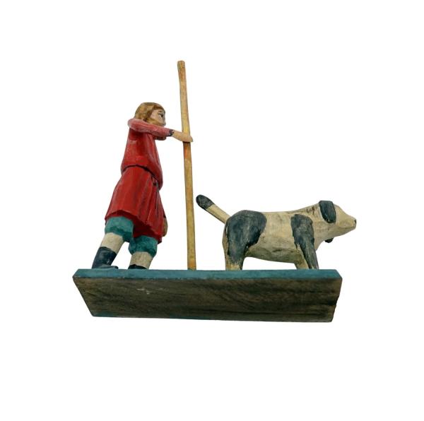 Hirte mit Hund,  (10 cm)