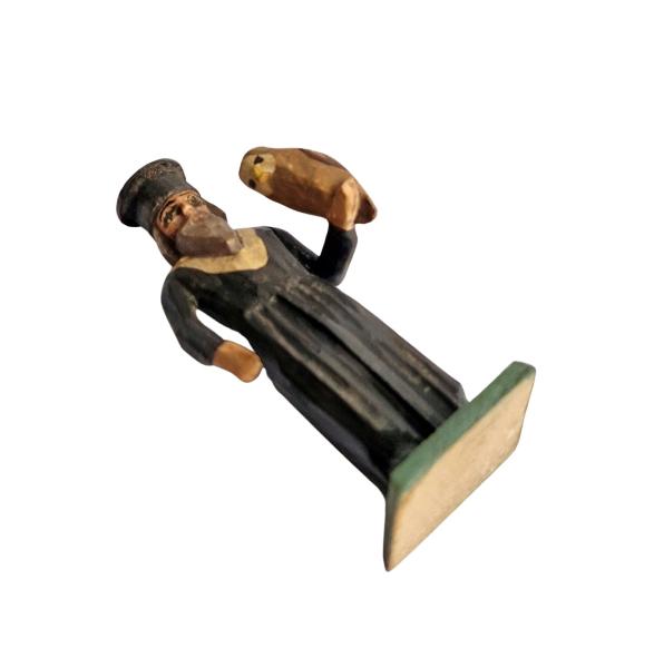 Nativity figure, Priest with Owl (7 cm)