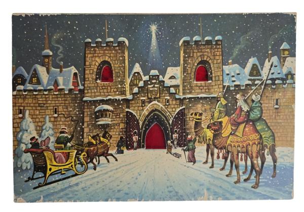 Cardboard Pop-up Nativity Scene, Vojtech Kubasta 1974