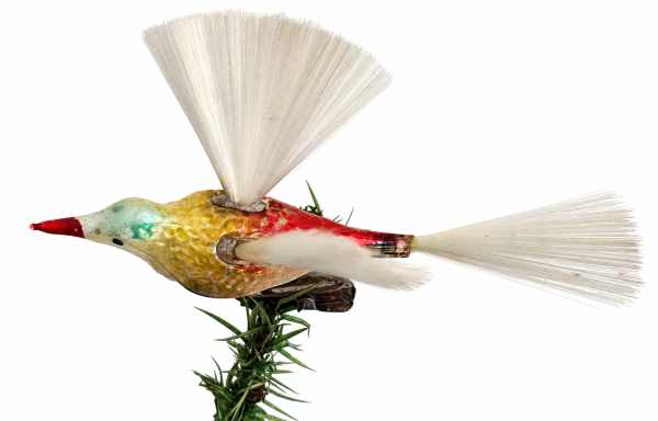 Lauscha song bird on clip