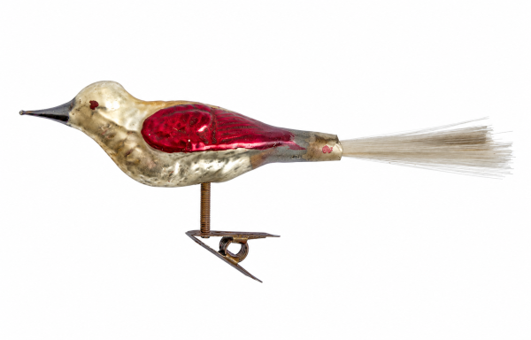 Lauscha song bird on clip