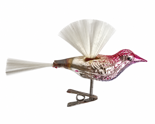 Lauscha song bird on clip