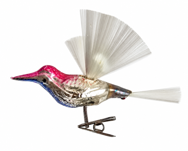 Lauscha song bird on clip