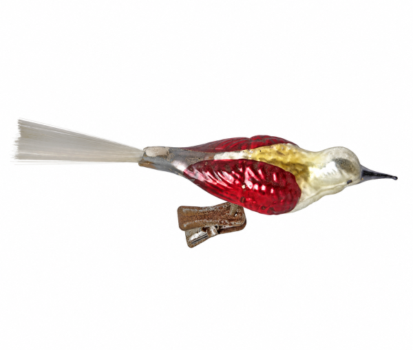 Lauscha song bird on clip