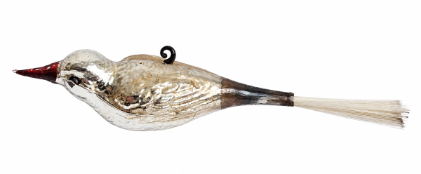 Songbird with fused-on pendant, around 1930