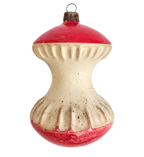 Seltene Lauschaer Christbaumkugel um 1920