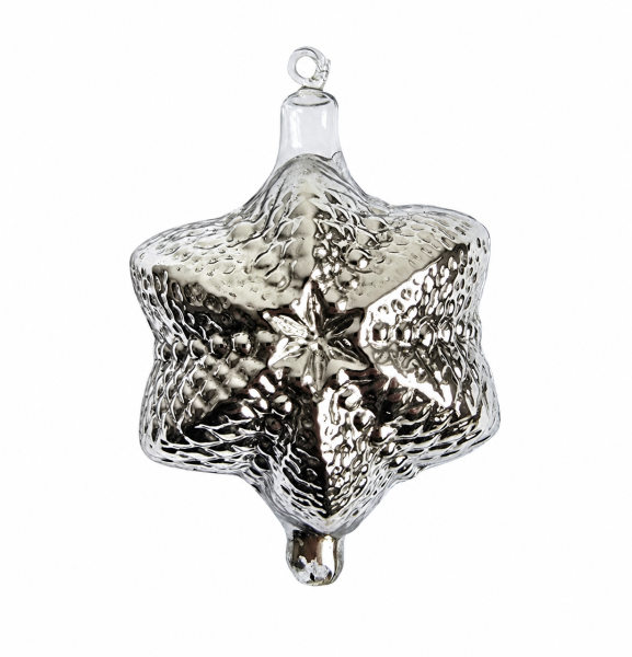 Antiker Christbaumschmuck, Lauscha Stern um 1890