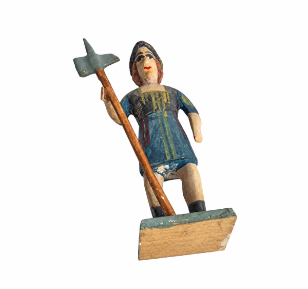 Grulicher Krippenfigur,  Torwächter / Soldat  (7 cm)