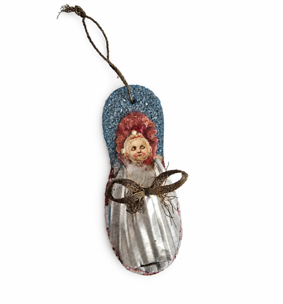 Schuh mit Oblate, um 1920
