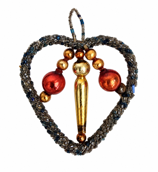 Beaded gablonz ornament, 20s