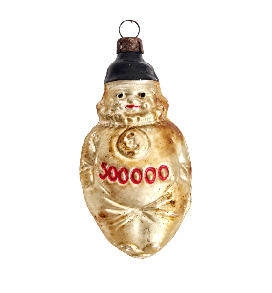 Glasornament Clown um 1920