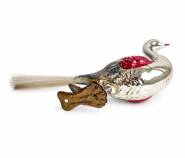 Bird / Peacock on clip, around 1940