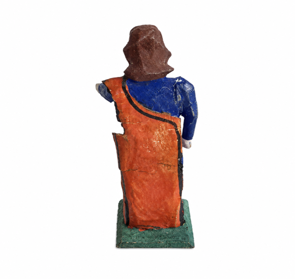 Antike Grulicher Krippenfigur / Josef um 1920 (7 cm)