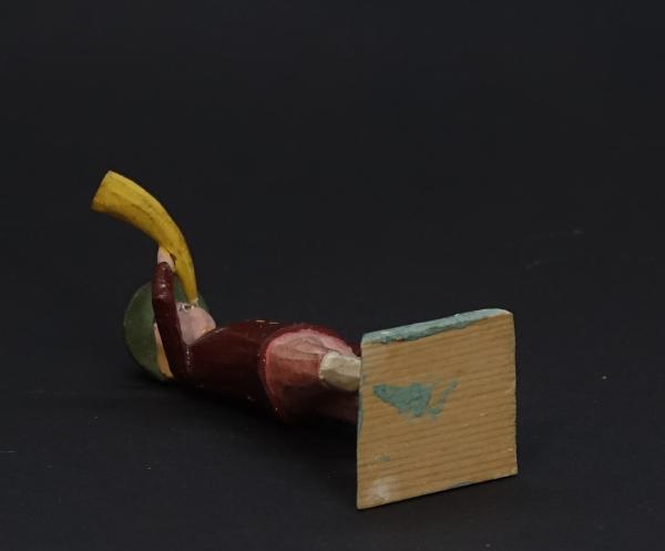 Grulich nativity figure " Shepherd with bugle ", ca. 1900 (7 cm)