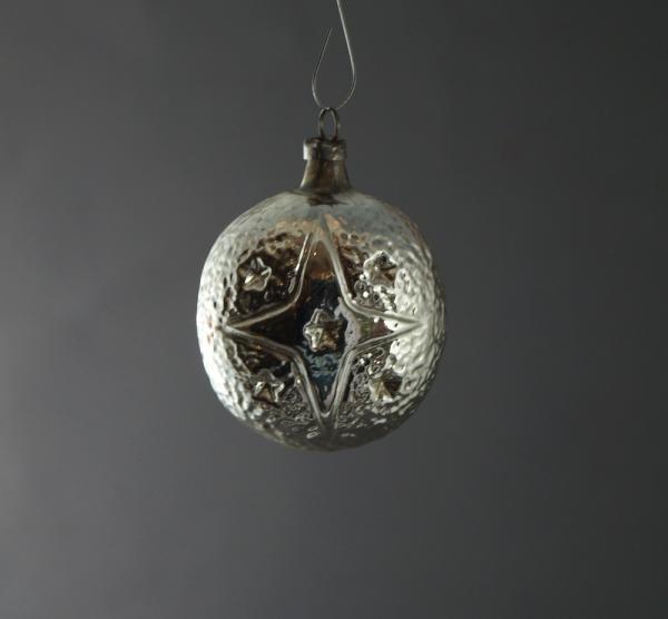 Lauscha Kugel mit Schmetterling ~ 1910