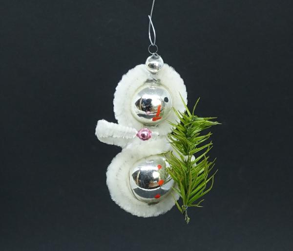 Gablonzer Glasornament mit Chenille - Eskimo, ~ 1960/1970