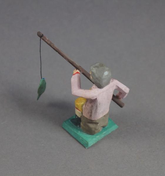 Grulich nativity figure " Angler " (7 cm)