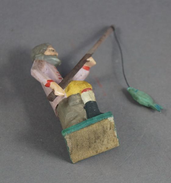 Grulich nativity figure " Angler " (7 cm)
