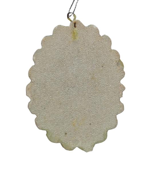 Cardboard ornament with Santa, ca. 1930