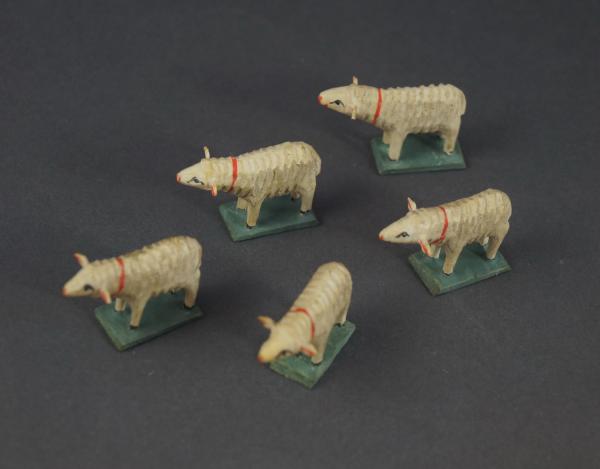 5 Grulicher Schafe - Krippentiere