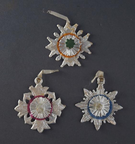 3 Cotillon Orden, ~ 1880/1900
