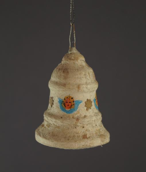 Glocke aus Watte mit Fliegenpilzen ~ 1920